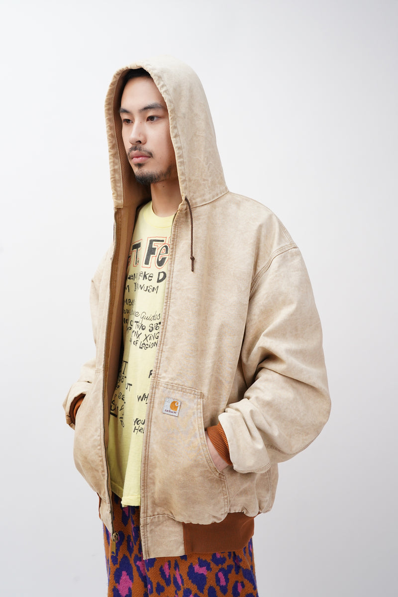 Carhartt 80s モーポーマー michsold Carhartt Duck Sandstone Arctic Traditional Jacket J22-MOS