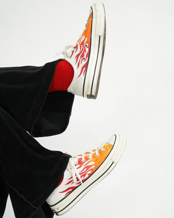 "CONVERSE" -Chuck Taylor Fire Pattern-
