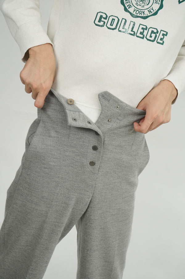 "STELLA MCCARTNEY" -Wool Straight Slacks-
