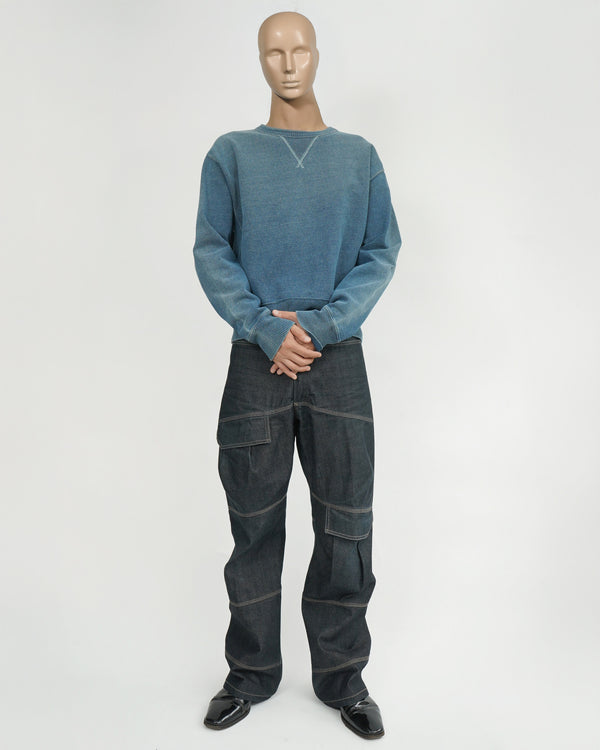 00`s "MARITHE FRANCOIS GIRBAUD" -Design Cargo Denim Pants-