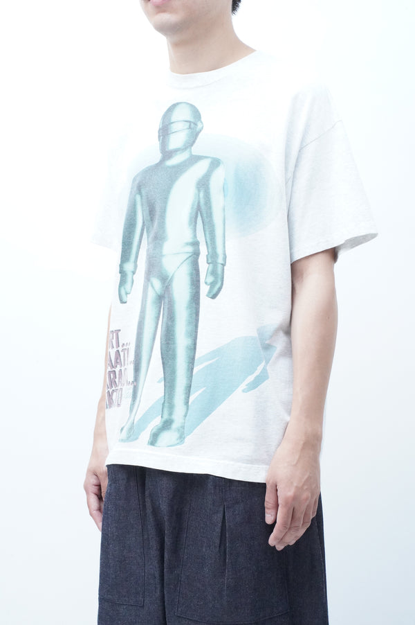 90's "The Day the Earth Stood Still" -SF Movie Printed S/S Tee-