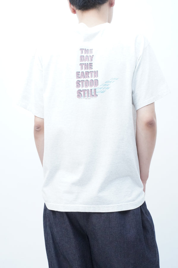 90's "The Day the Earth Stood Still" -SF Movie Printed S/S Tee-