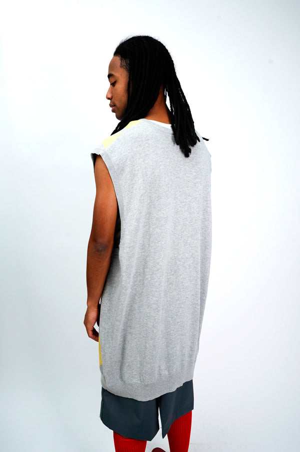 "OLD NAVY" -Argyle Pattern Cotton Knit Vest-
