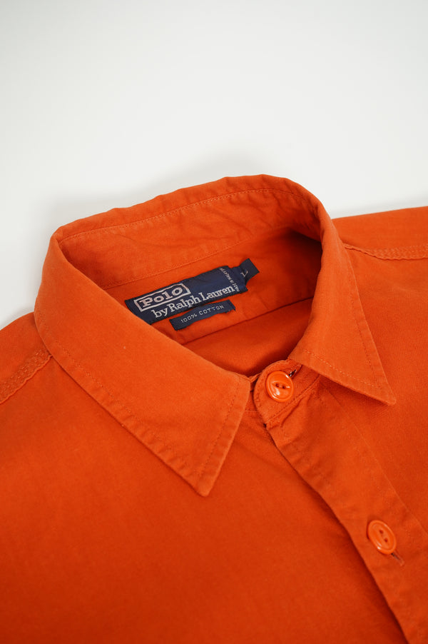 90's "POLO by RALPH LAUREN" -Cotton L/S Work Shirts-