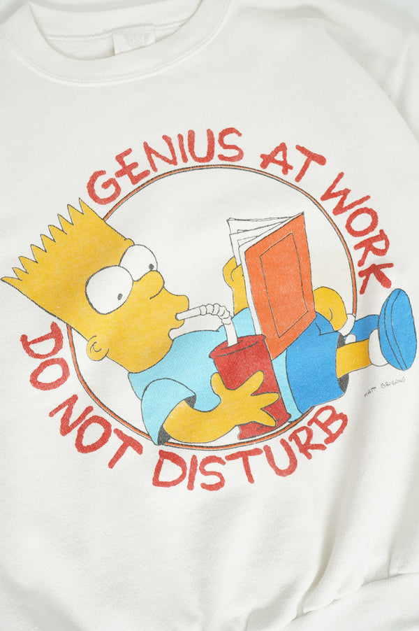 90`s "SSI" - "THE SIMPSONS" Printed C/N Sweat Shirt