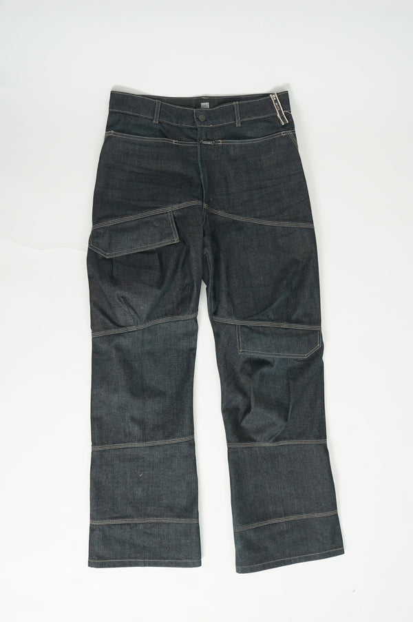 00`s "MARITHE FRANCOIS GIRBAUD" -Design Cargo Denim Pants-