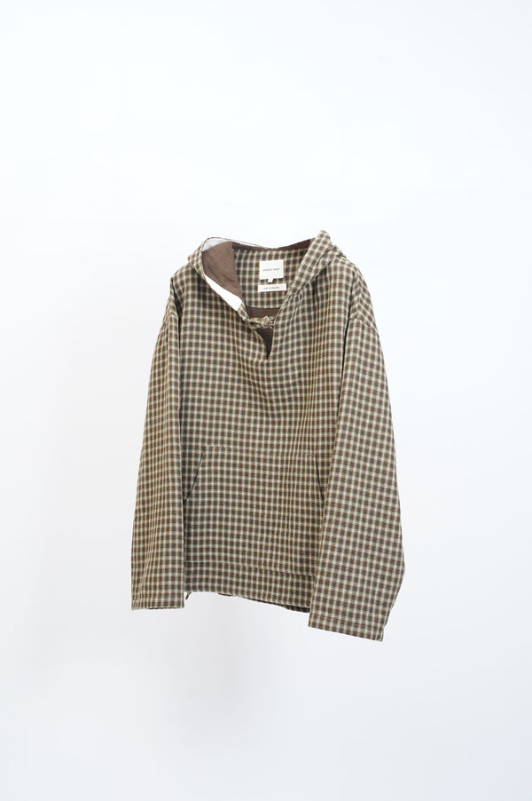 -HOODED PULLOVER-