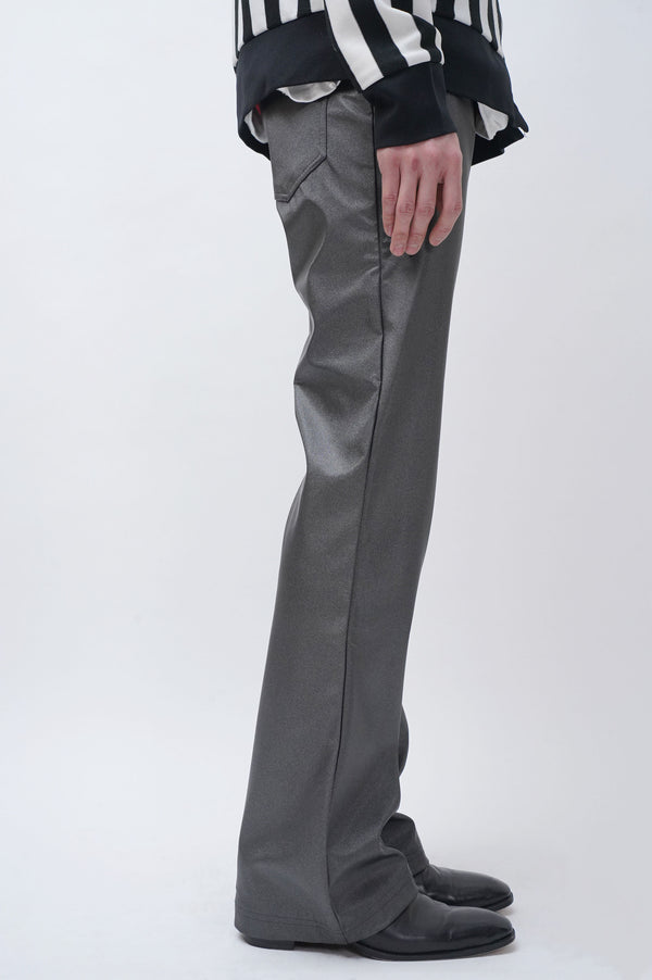 90's "STREET MAGIC" -Shiny Fabric Boots Cut Pants-