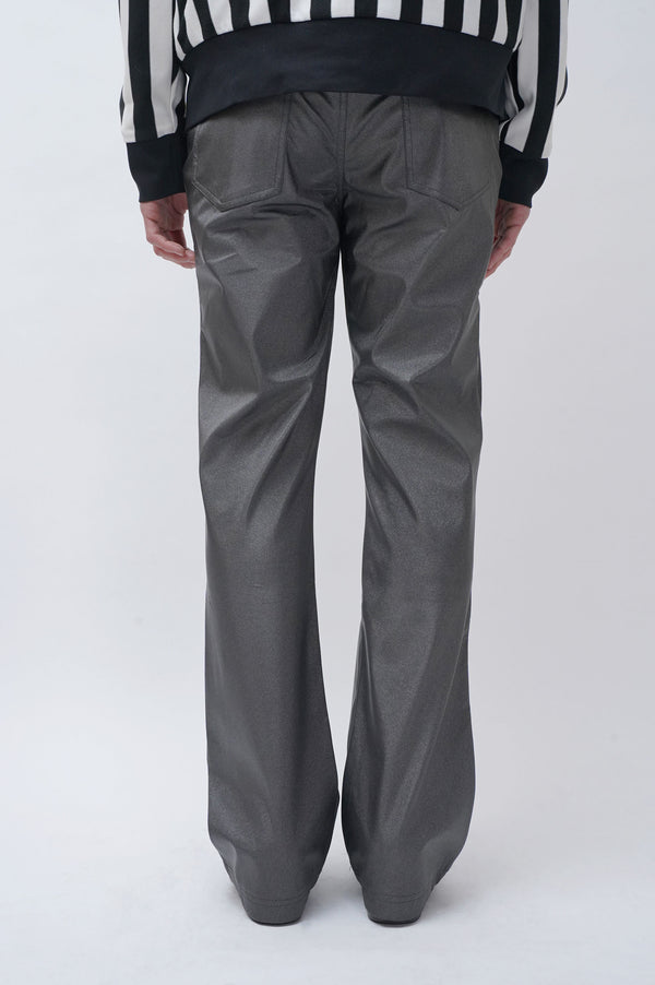 90's "STREET MAGIC" -Shiny Fabric Boots Cut Pants-