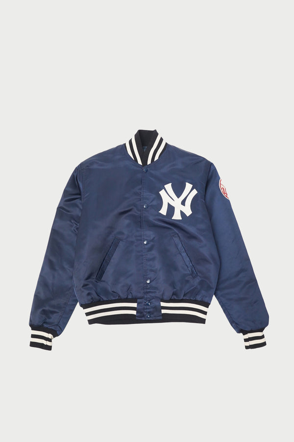 80's "STARTER" -"NEW YORK YANKEES" Padded Studium Jacket-