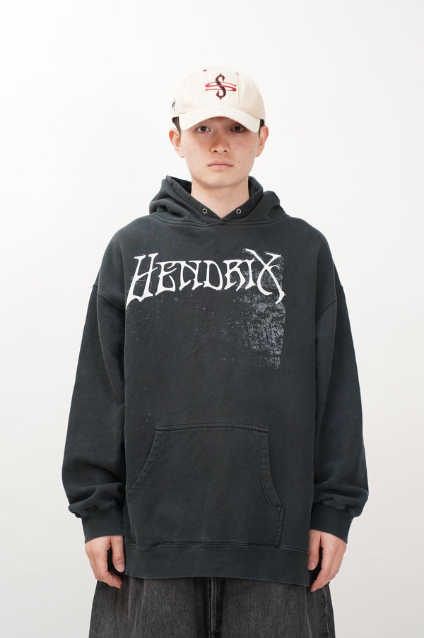 "UNKNOWN" -"JIMI HENDRIX" Printed Sweat Hoodie-