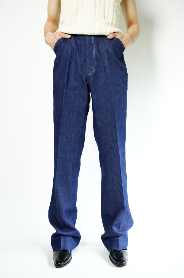 70〜80's "Levi's" -"695" Denim Action Slacks-