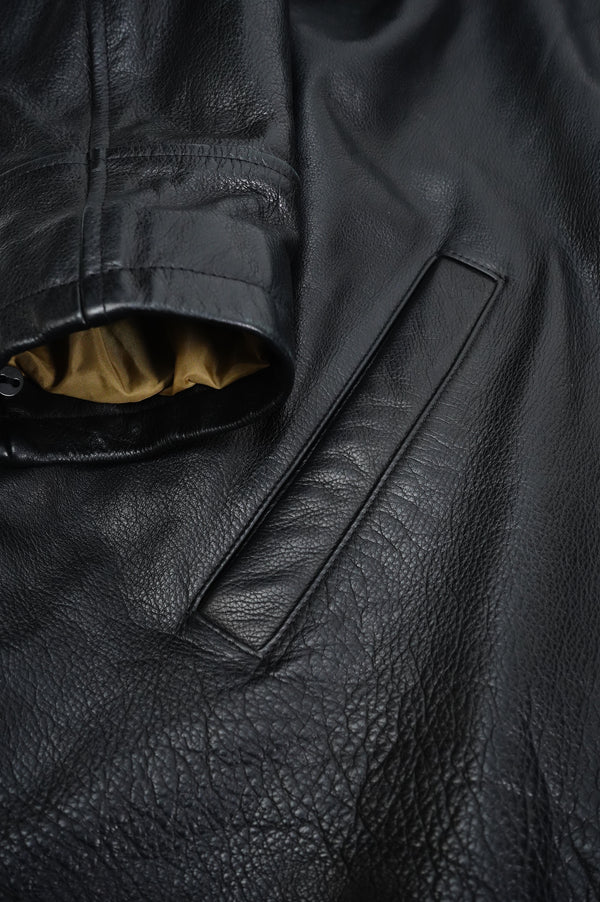 "MARC NEW YORK" -Leather Car Coat-