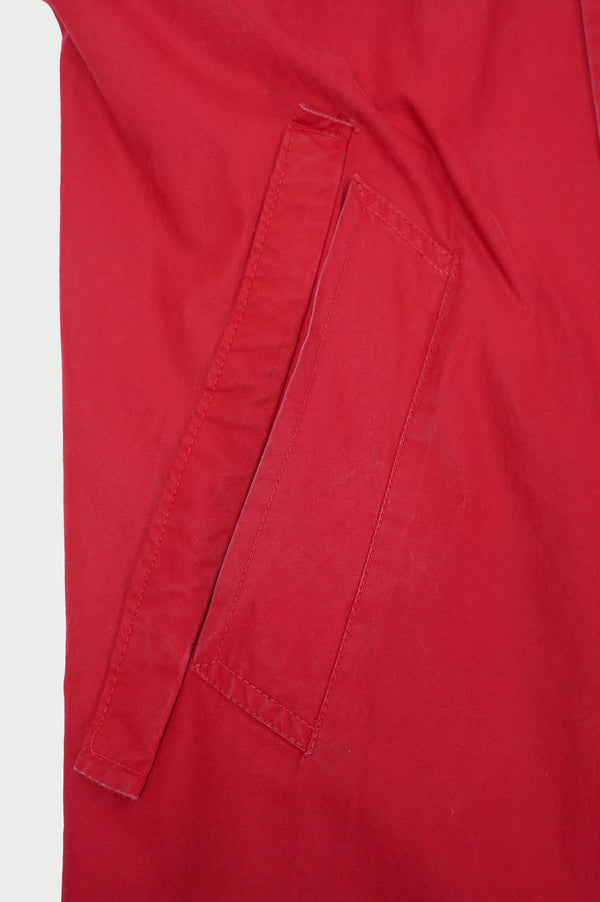 90's "Ralph Lauren" -Custom Cotton Poplin Short Trench Coat-