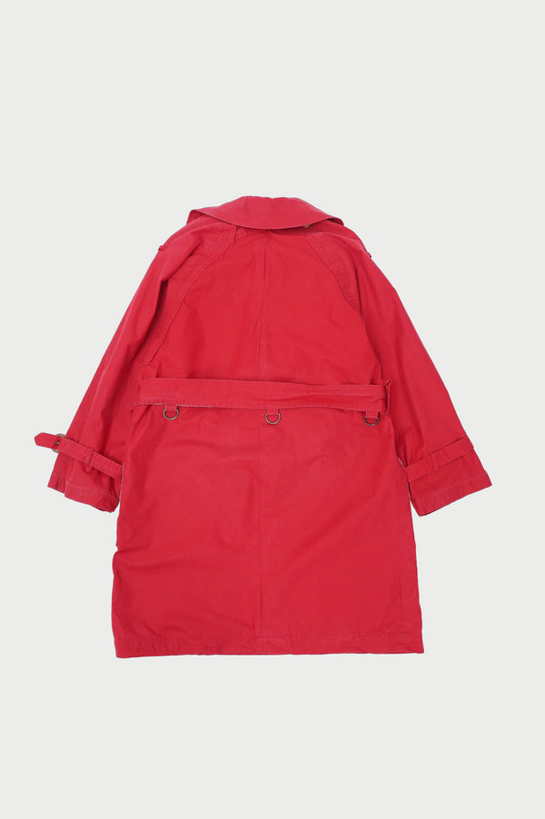 90's "Ralph Lauren" -Custom Cotton Poplin Short Trench Coat-