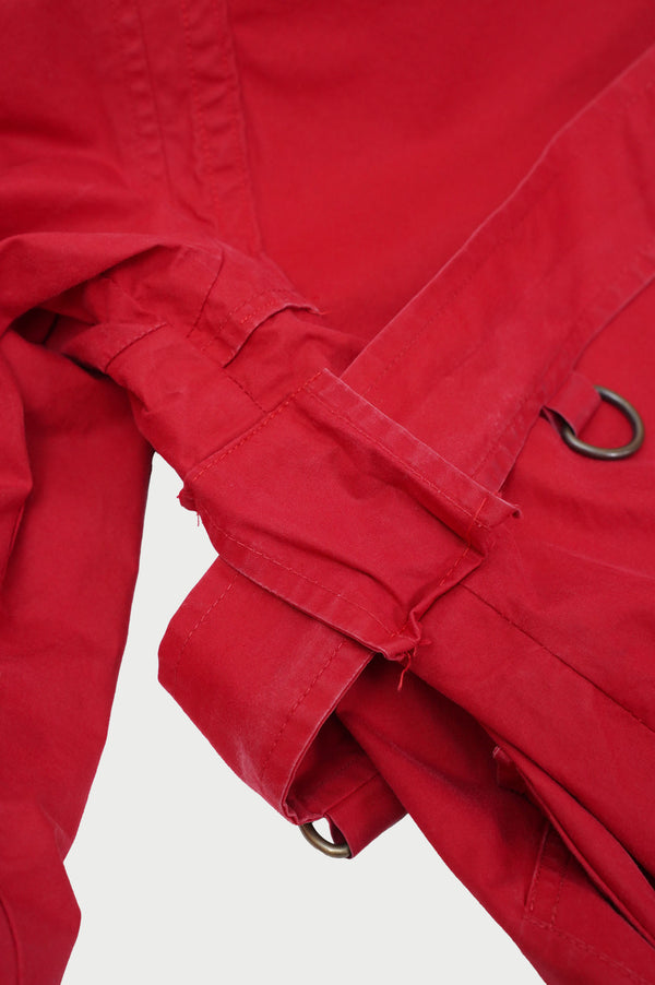 90's "Ralph Lauren" -Custom Cotton Poplin Short Trench Coat-