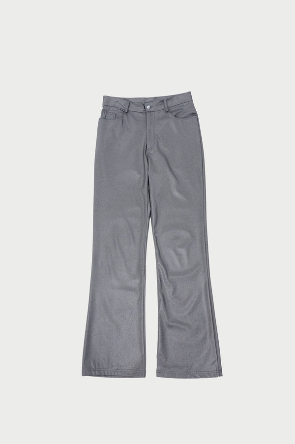 90's "STREET MAGIC" -Shiny Fabric Boots Cut Pants-