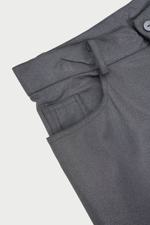 90's "STREET MAGIC" -Shiny Fabric Boots Cut Pants-