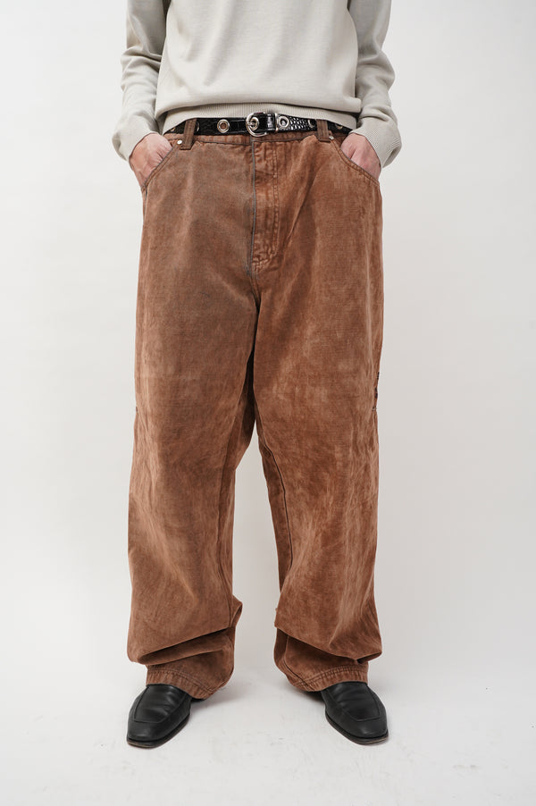 2000's "JOHNNY BLAZE" -Coating Color Denim Pants-