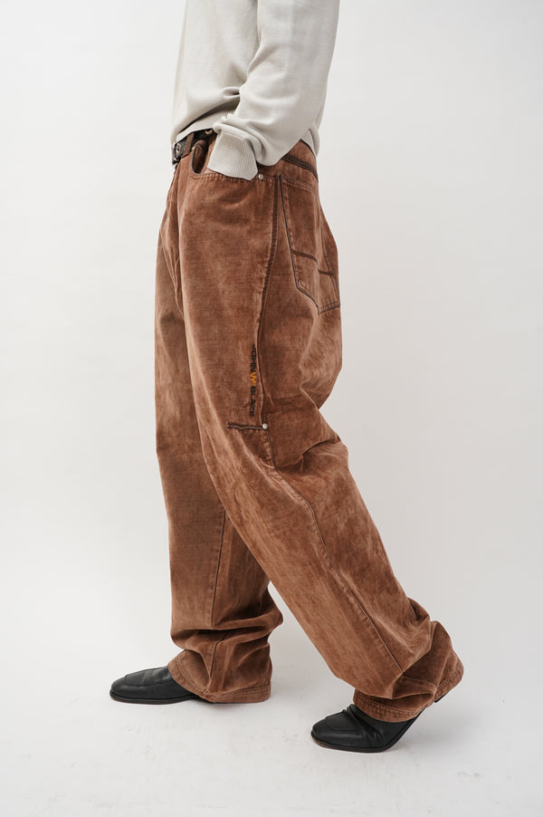 2000's "JOHNNY BLAZE" -Coating Color Denim Pants-