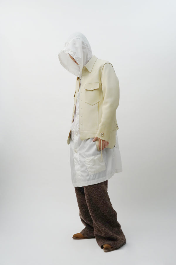 70's "U.S.ARMY" -"PARKA, MEN’S, CAMOUFLAGE, WHITE, 1954"-