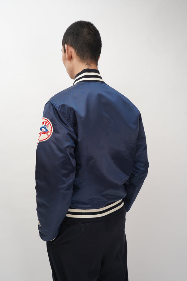 80's "STARTER" -"NEW YORK YANKEES" Padded Studium Jacket-