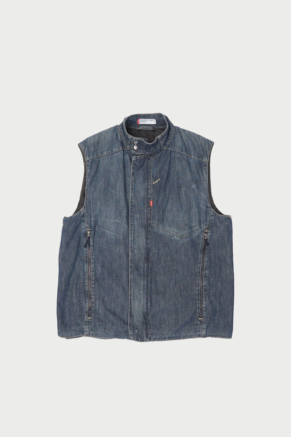 "Levi's ENGINEERED JEANS" -Design Denim Zip Vest-