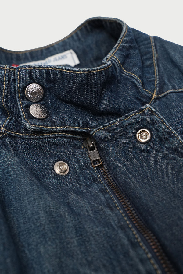 "Levi's ENGINEERED JEANS" -Design Denim Zip Vest-