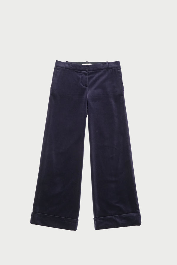 "Chloe" -Velour Flare Slacks-