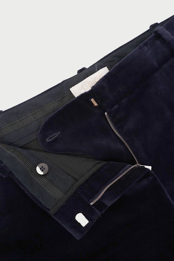 "Chloe" -Velour Flare Slacks-