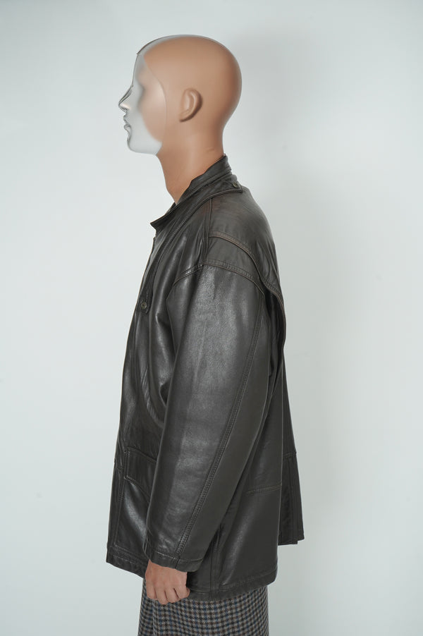 80`s "MARITHE FRANCOIS GIRBAUD" -Leather Blouson-