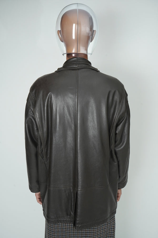 80`s "MARITHE FRANCOIS GIRBAUD" -Leather Blouson-