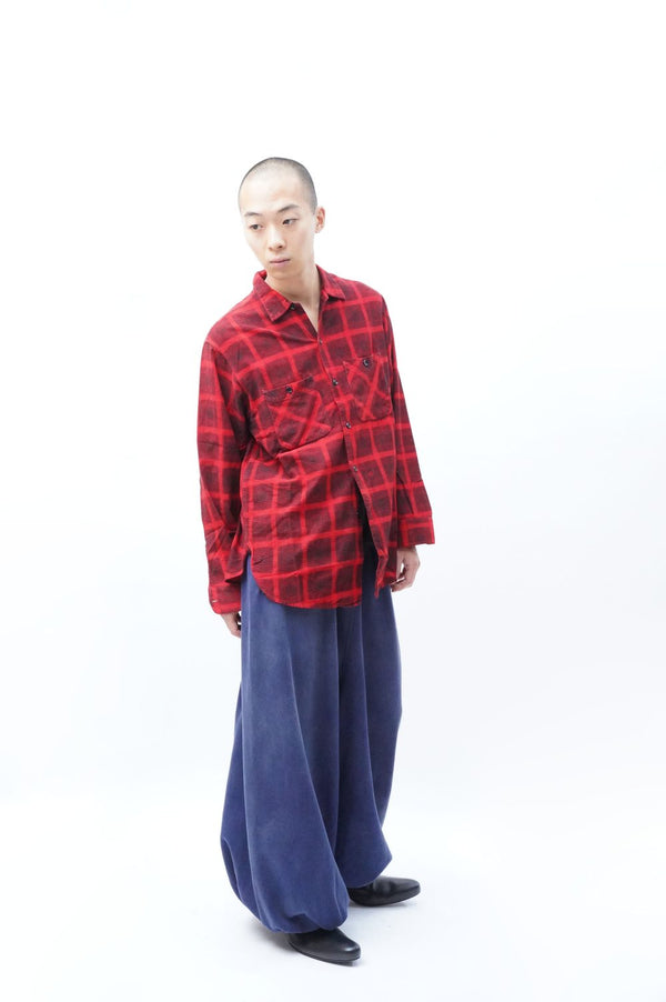 ZOOM -Distressed Sweat Zouave Pants-