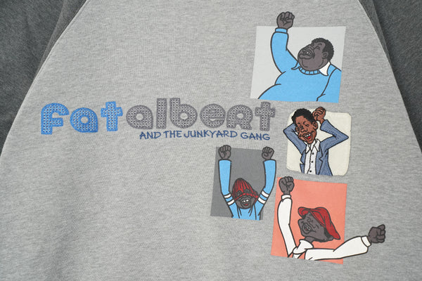 2000's "FUBU" -"Fat albert" Print/Embroidery C/N Sweat-