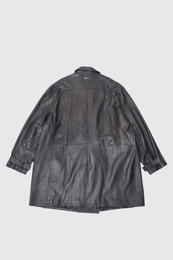 "Sean John" -Double Leather Chester Coat-