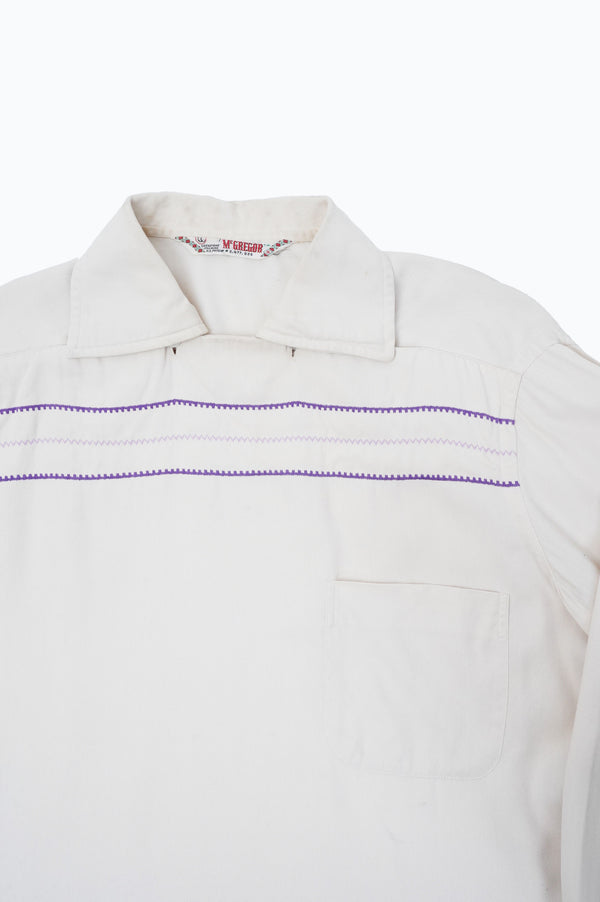 50's "McGREGOR" -Rayon Peter Pan Shirt-
