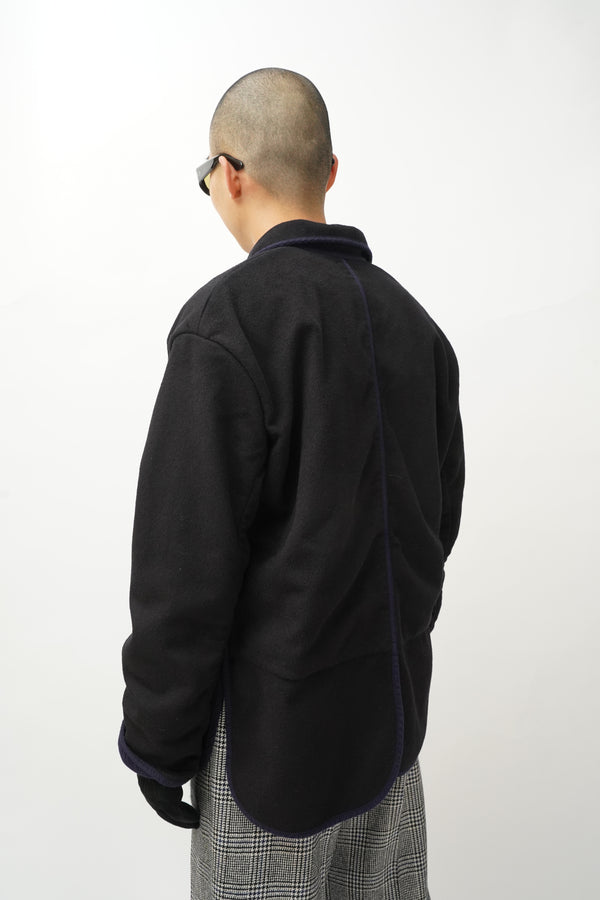 LOBSTER TAIL JACKET (BLACK WOOL BAIZE)