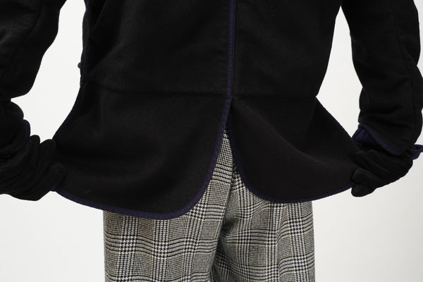LOBSTER TAIL JACKET (BLACK WOOL BAIZE)
