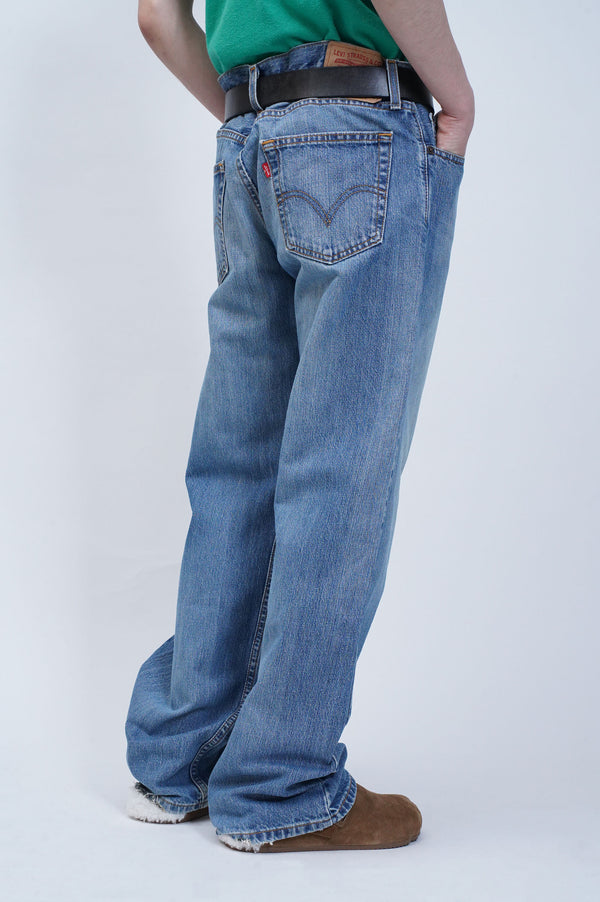2000's "Levi's" -"529" Low Rise Straight Denim Pants-