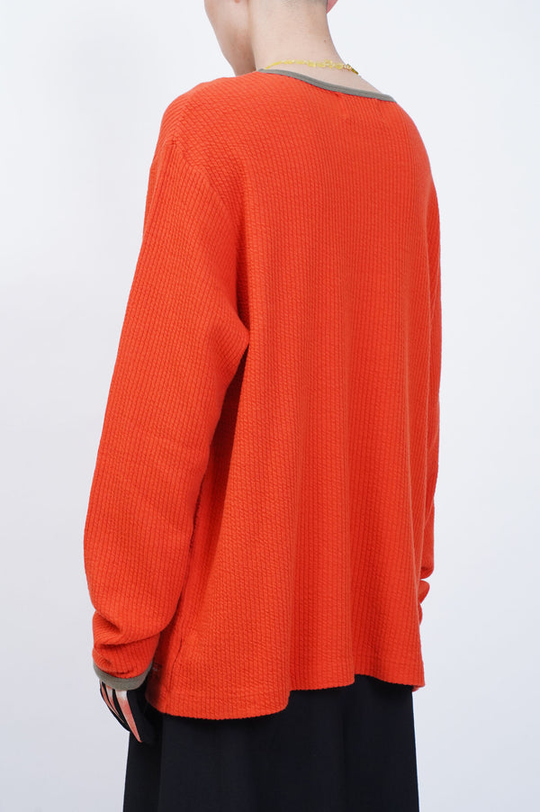 90's "POLO SPORT RALPH LAUREN" -Rib Knit L/S Tee(DEADSTOCK)-