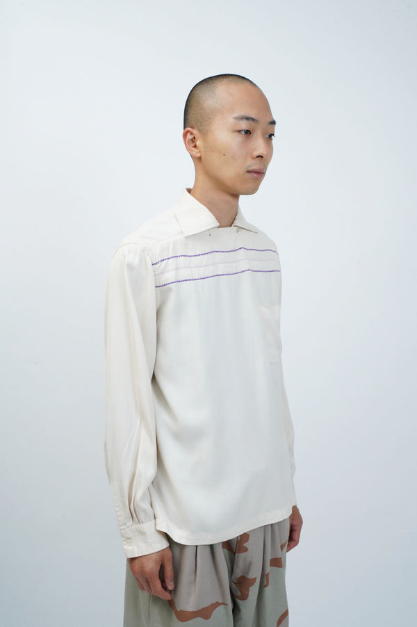 50's "McGREGOR" -Rayon Peter Pan Shirt-