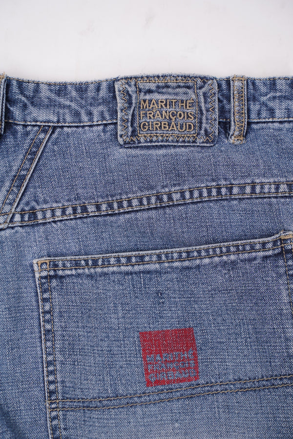 00's "Marithe Francois Girbaud " -Baggy Denim Shorts-