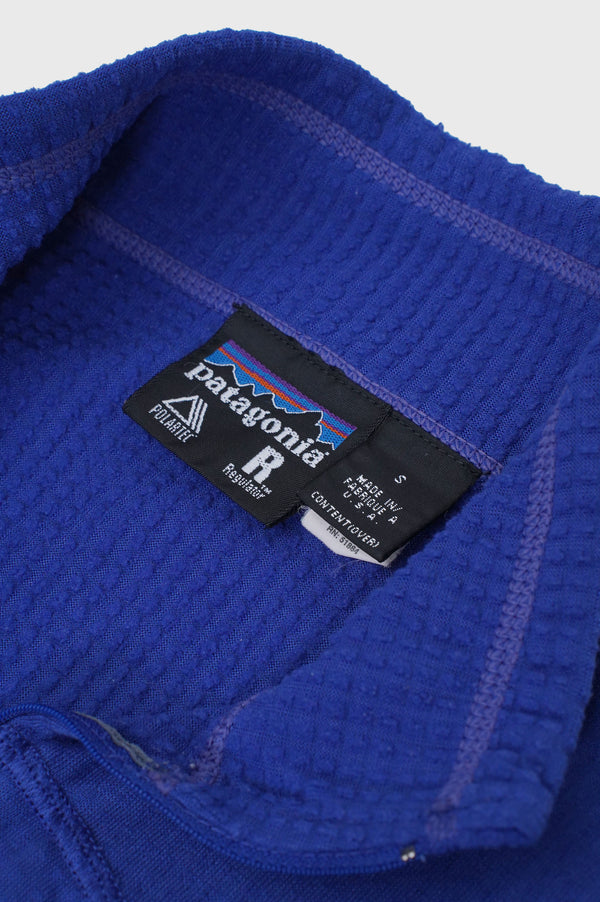 90's "patagonia" -R1 Flash Pullover "CEYLON BLUE"-