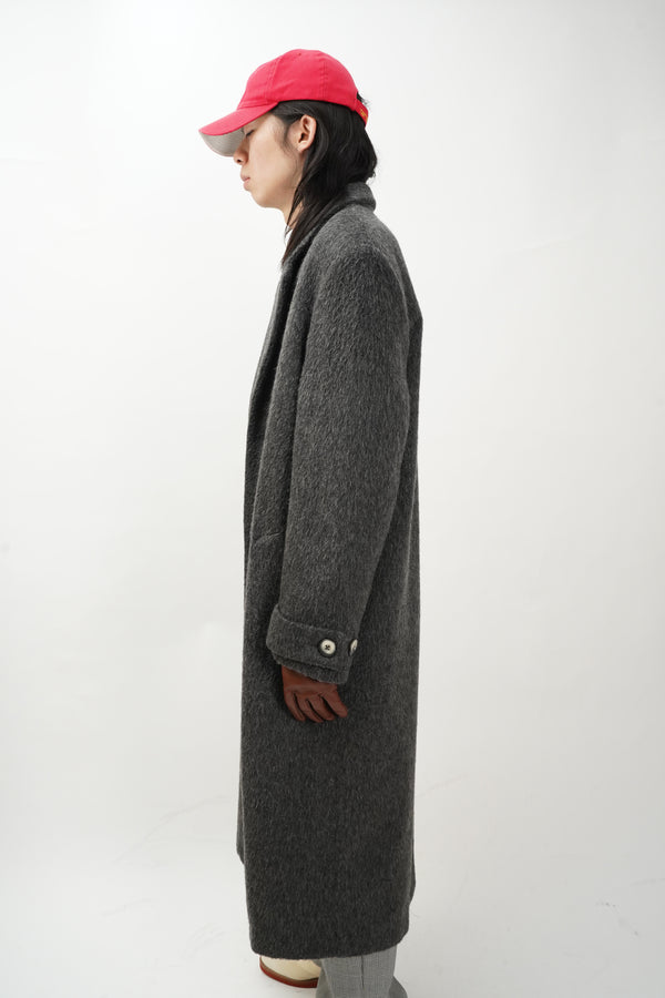90's "Willi Wear Willi Smith" -Mohair Long Chester Coat-