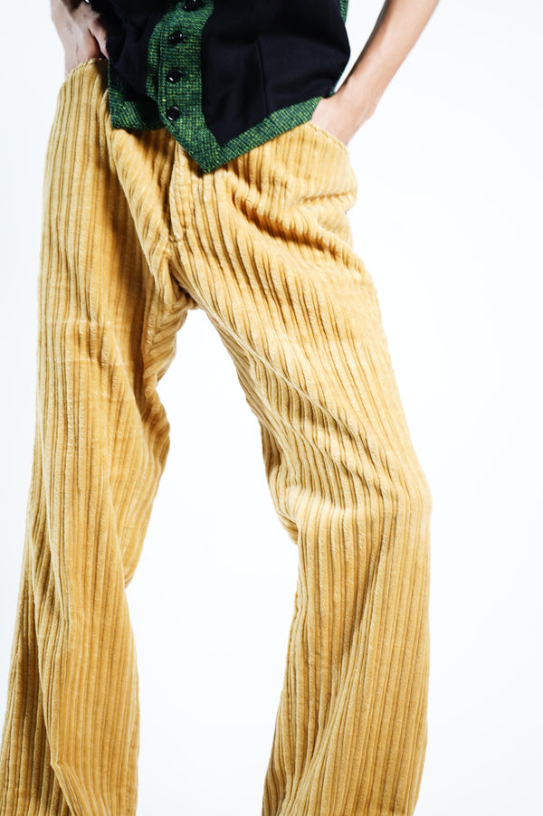 70’s VINTAGE -Corduroy Trousers-