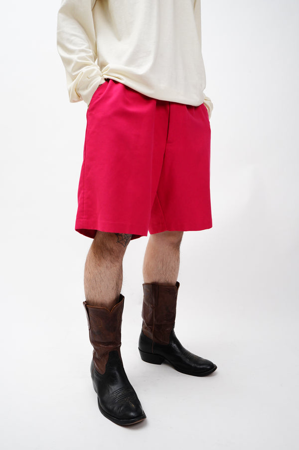 "CHAPS GOLF" -Polyester No Tuck Shorts-
