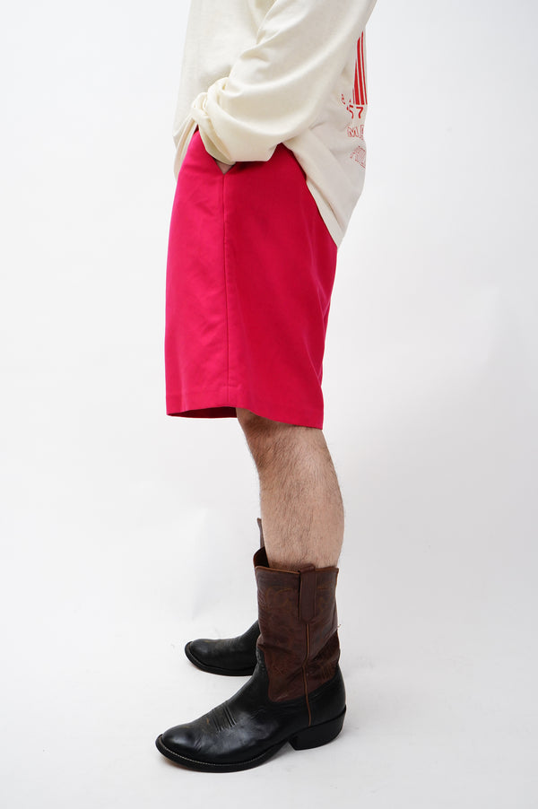"CHAPS GOLF" -Polyester No Tuck Shorts-