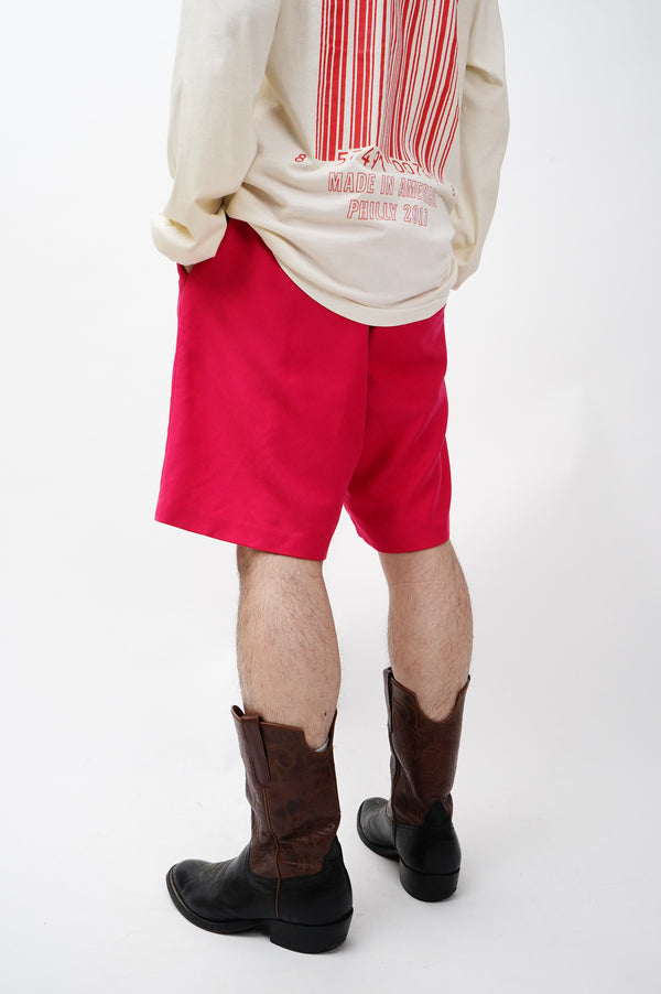 "CHAPS GOLF" -Polyester No Tuck Shorts-
