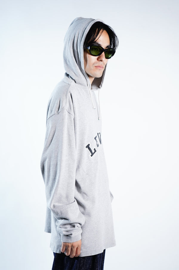 90’s "Levi’s" -Logo Patch Hooded L/S Tee-