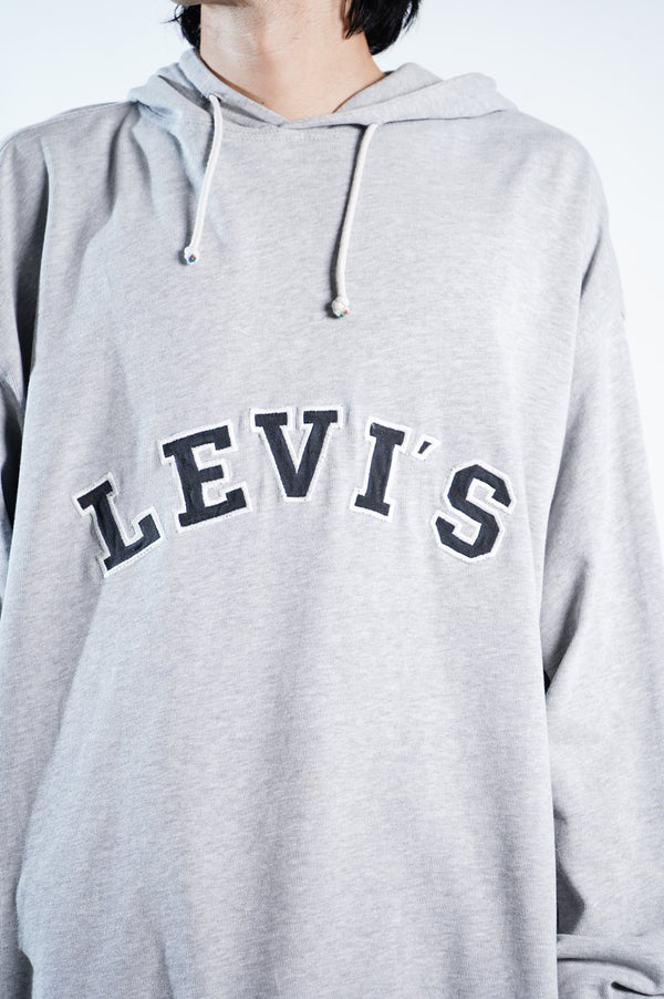 90’s "Levi’s" -Logo Patch Hooded L/S Tee-